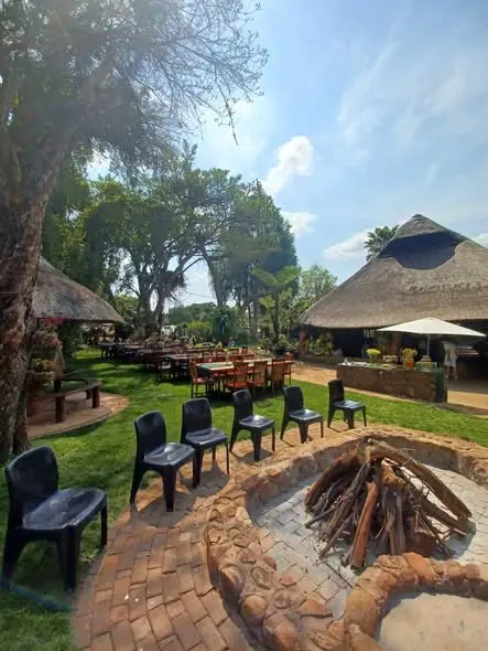 The boma round the fire